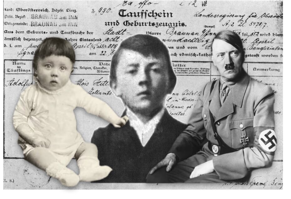 Adolf Hitler's photos from different phases of his life