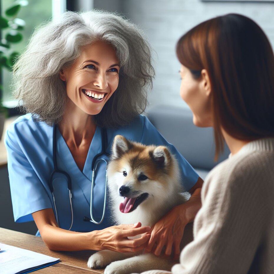 Me, my dog and the vet