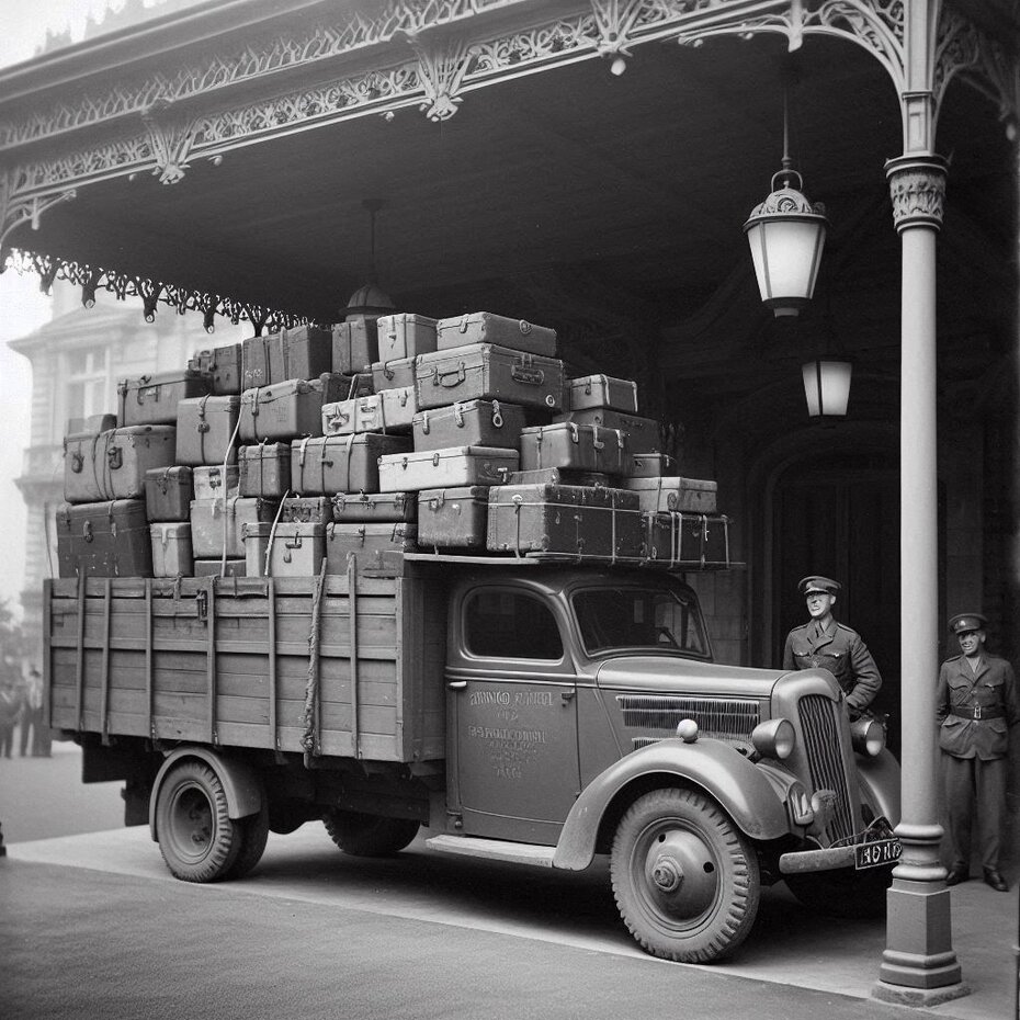 the suitcases