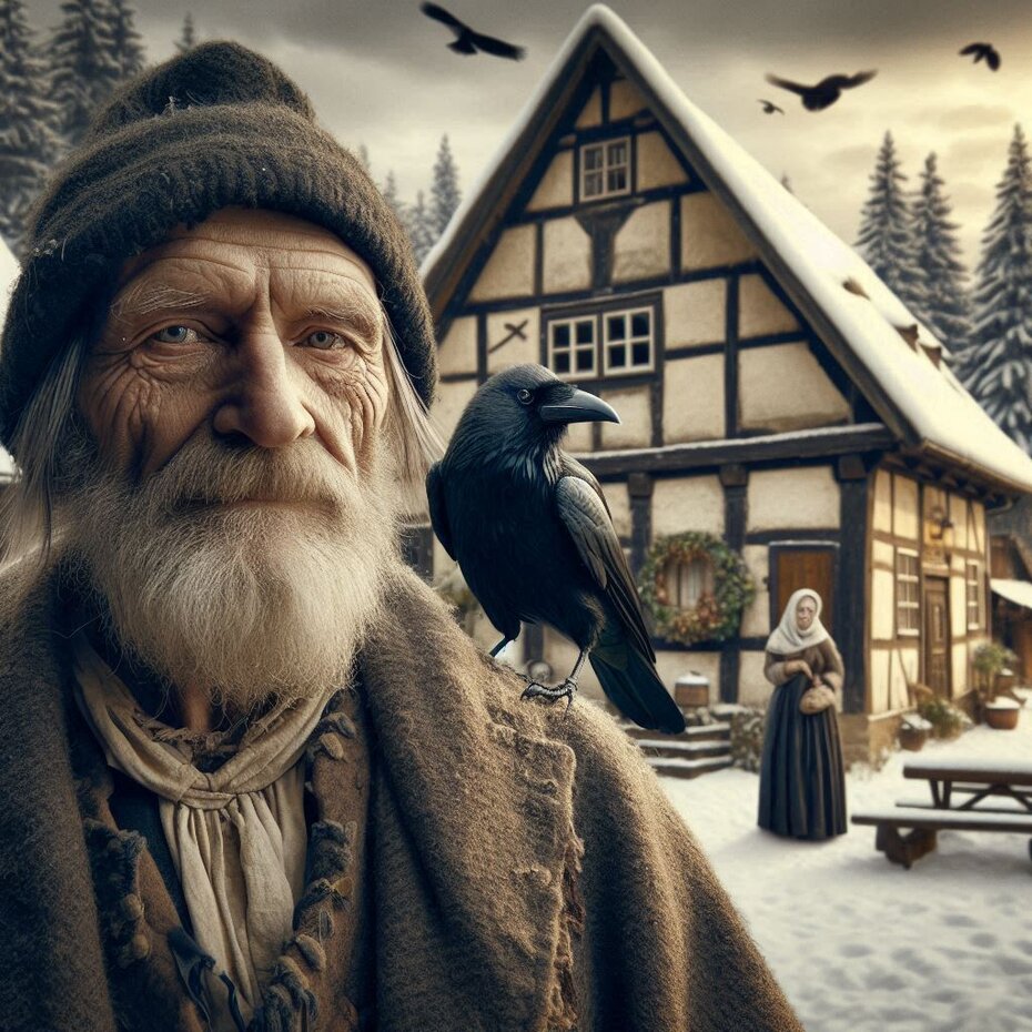 the man and the crow