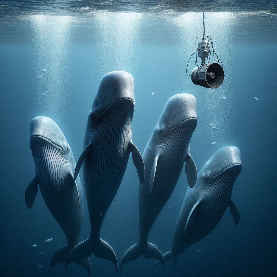 sperm whales sleeping